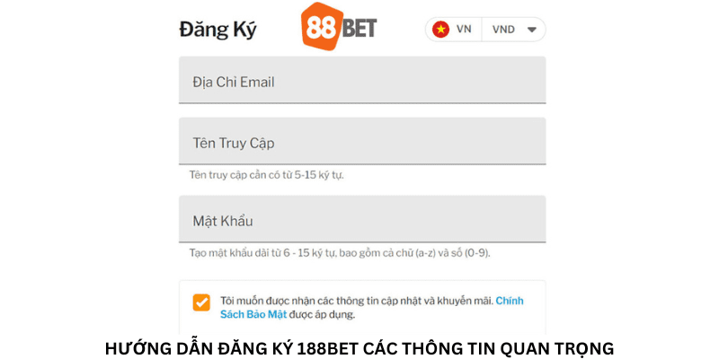 Hướng dẫn đăng ký 188bet